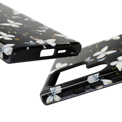 White Butterflies Samsung Galaxy S Tough Case
