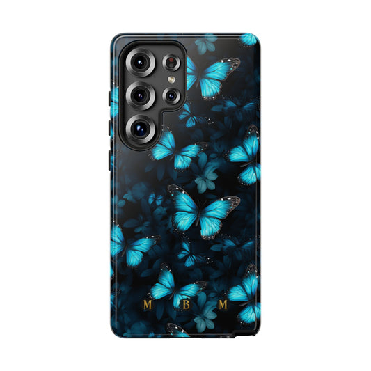 Blue Butterflies Samsung Galaxy S Tough Case