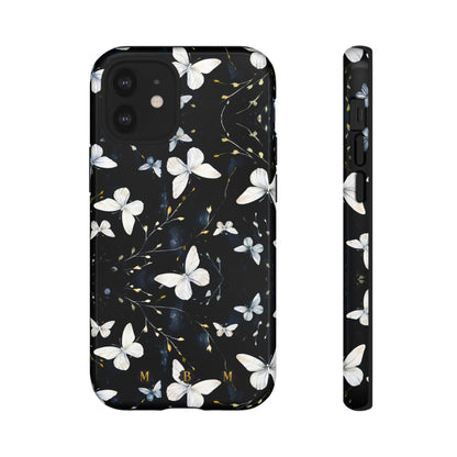 White Butterflies iPhone Tough Case