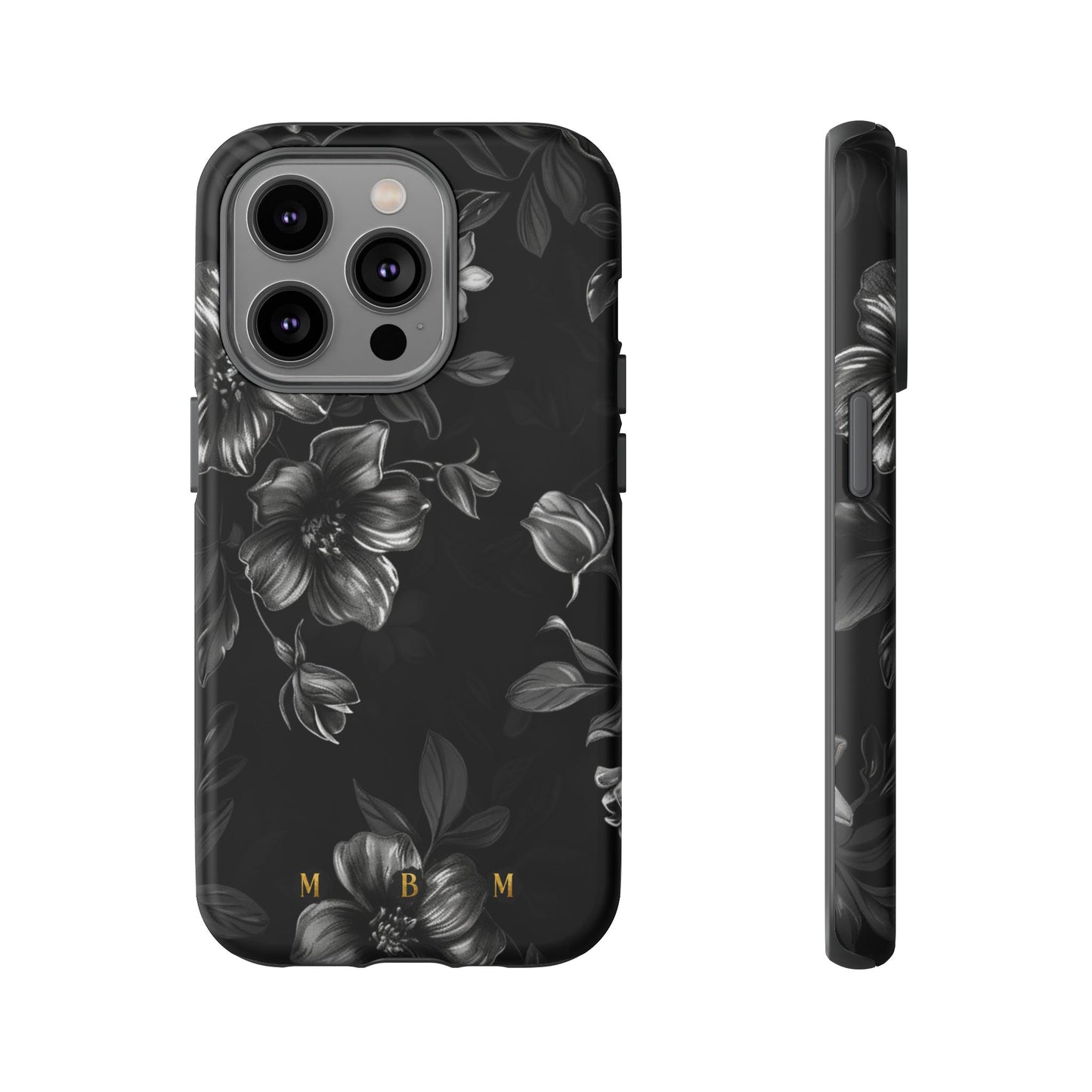 Midnight Flora iPhone Tough Case