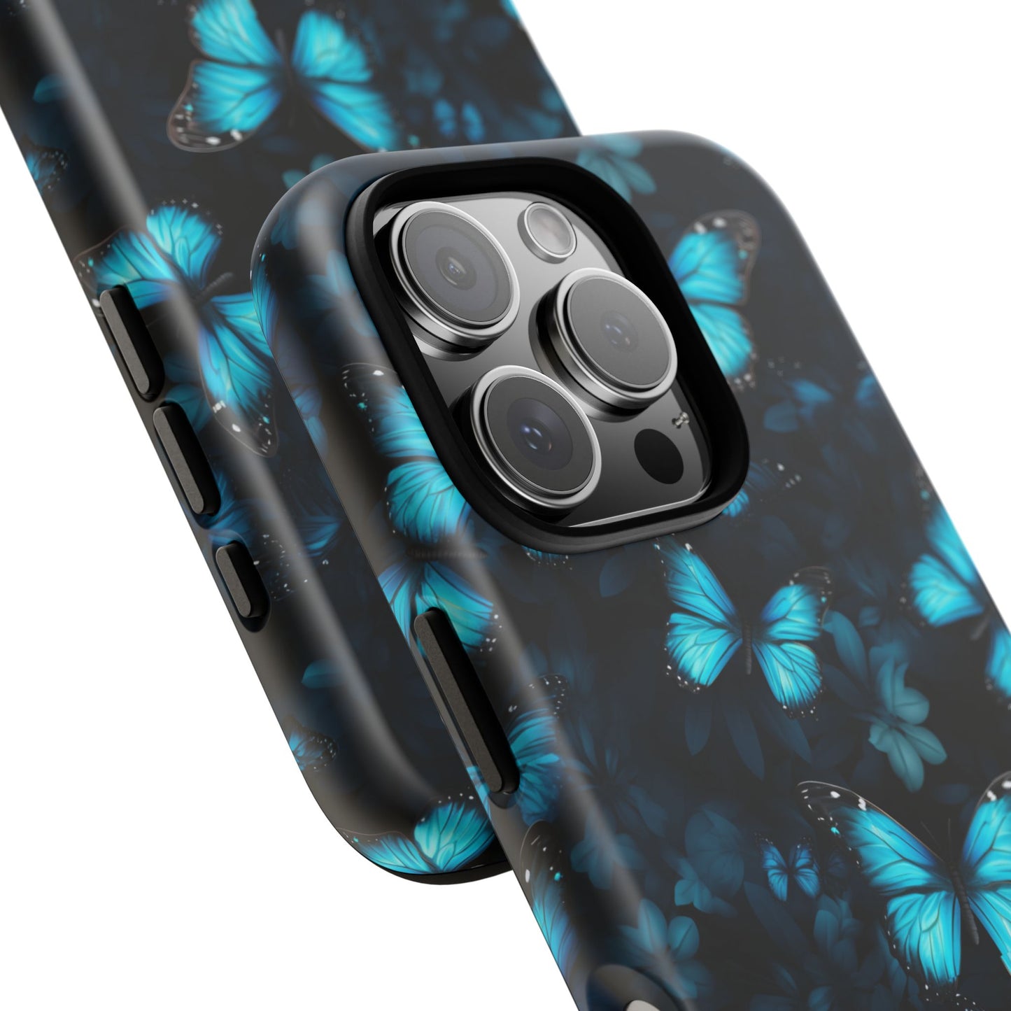 Blue Butterflies iPhone Tough Case