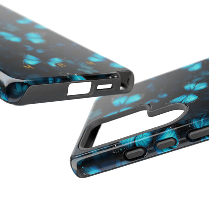 Blue Butterflies Samsung Galaxy S Tough Case