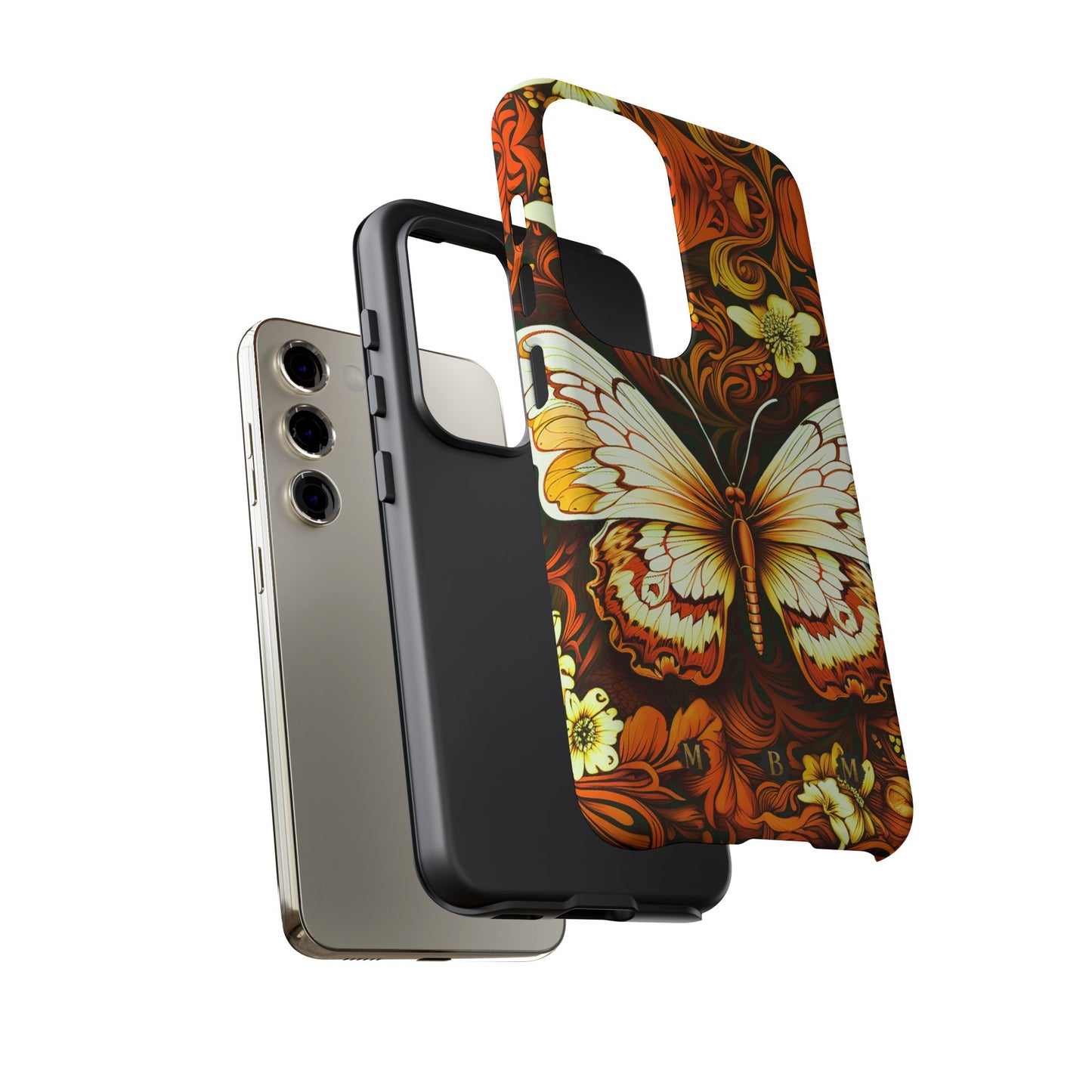 Vintage Orange Samsung Galaxy S Tough Case