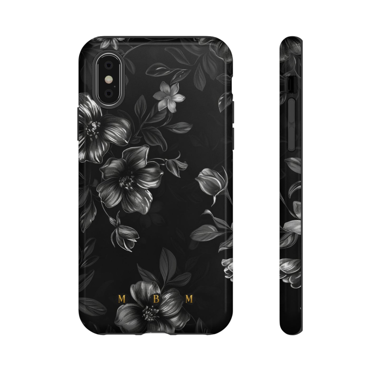 Midnight Flora iPhone Tough Case
