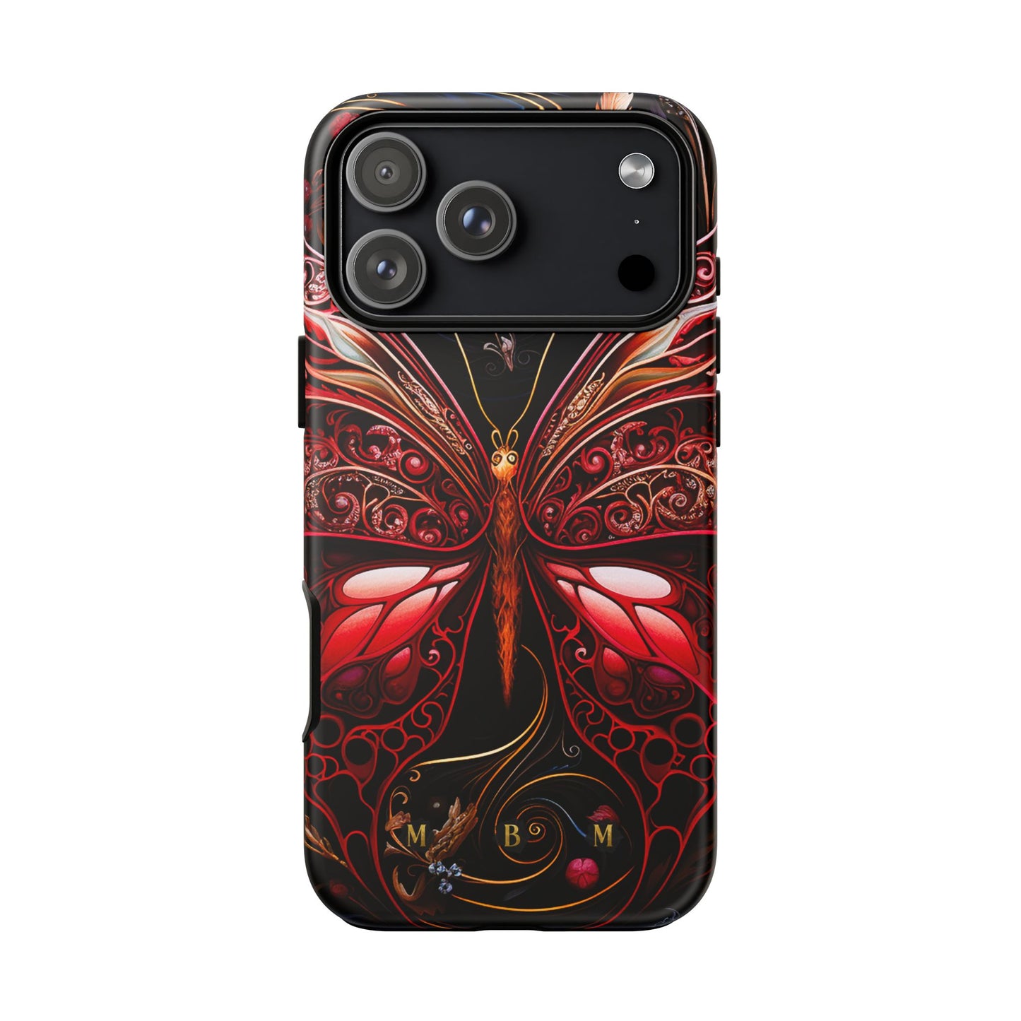 Red Butterfly iPhone Tough Case