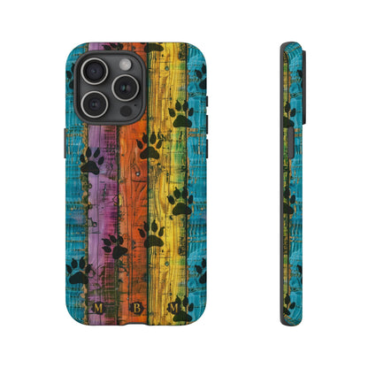 Rainbow Paws iPhone Case