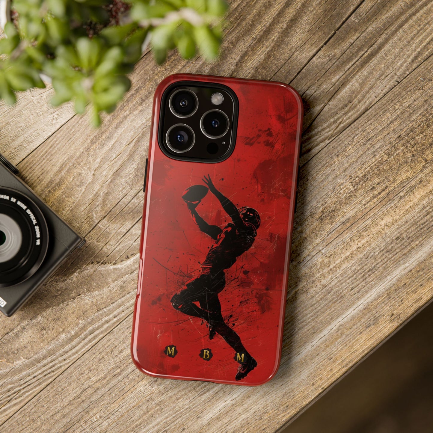 Red 1st & 10 iPhone Tough Case
