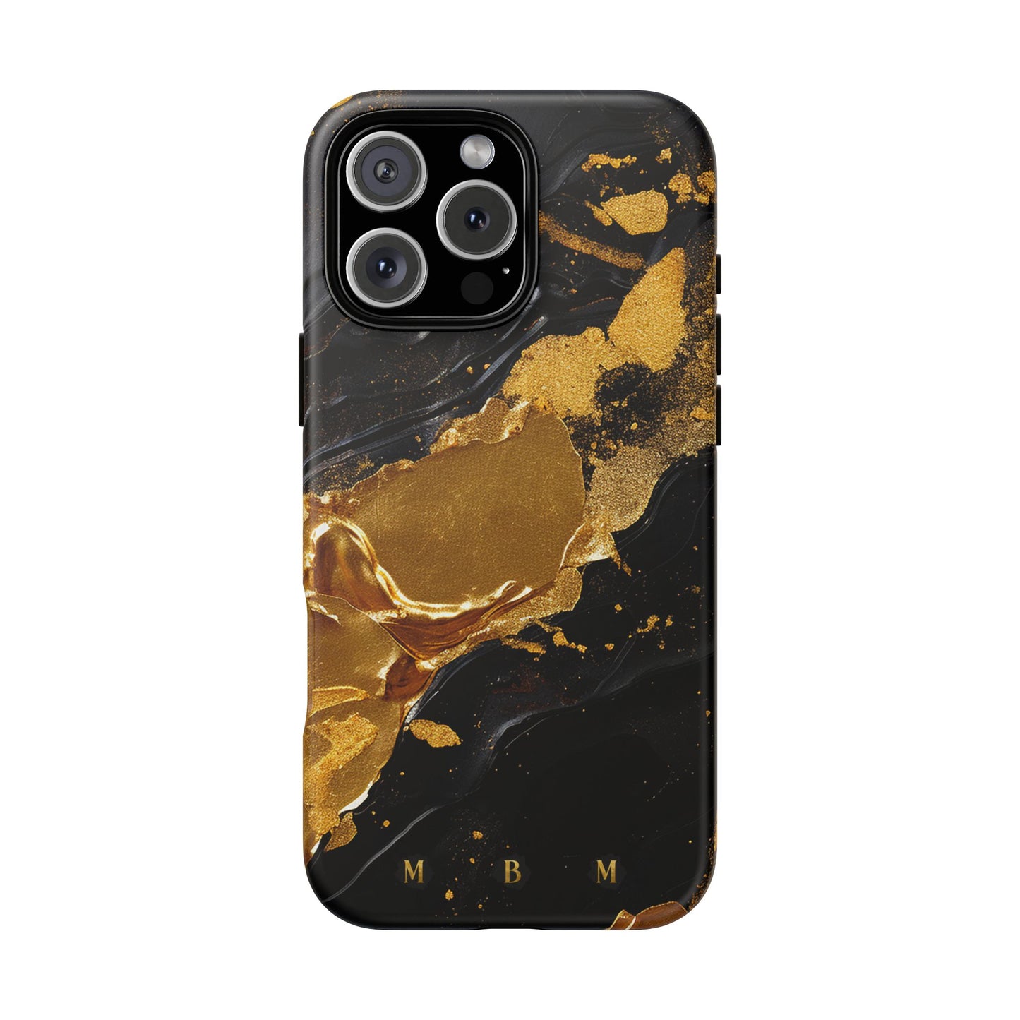 Black Gold iPhone Tough Case