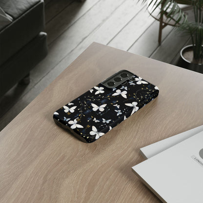White Butterflies Samsung Galaxy S Tough Case