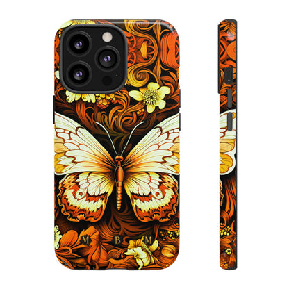 Vintage Orange iPhone Tough Case