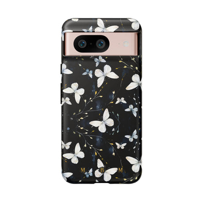 White Butterflies Google Pixel Tough Case