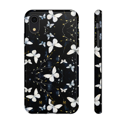 White Butterflies iPhone Tough Case