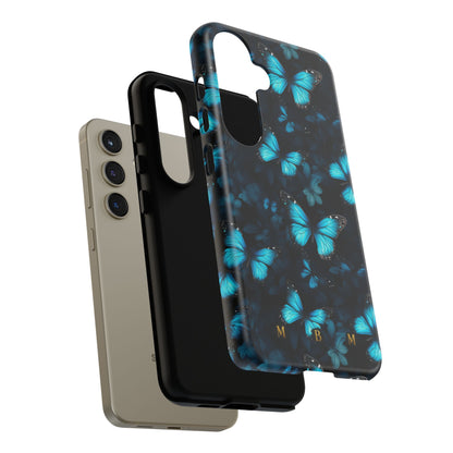 Blue Butterflies Samsung Galaxy S Tough Case