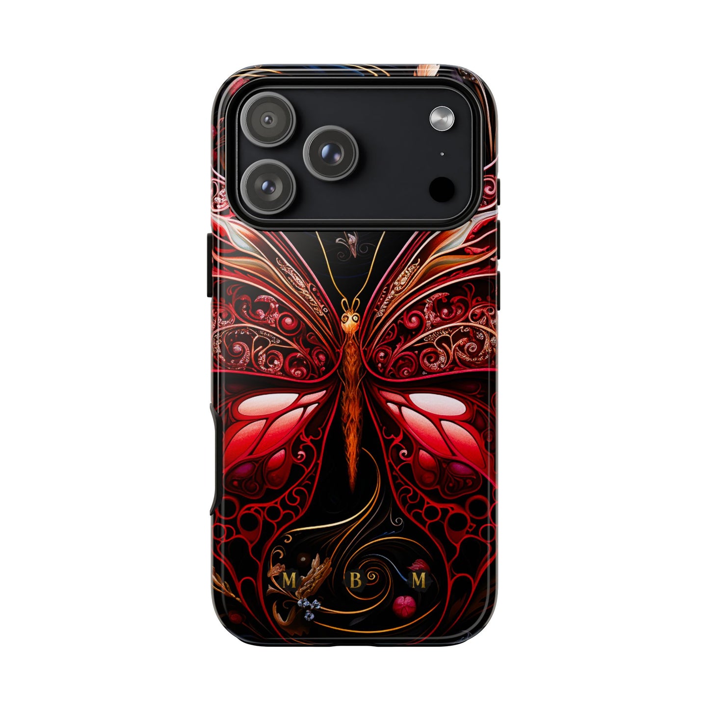 Red Butterfly iPhone Tough Case
