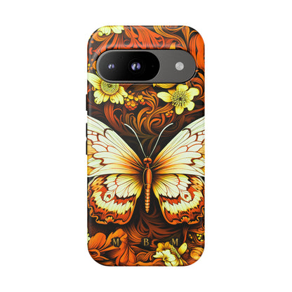 Vintage Orange Google Pixel Tough Case