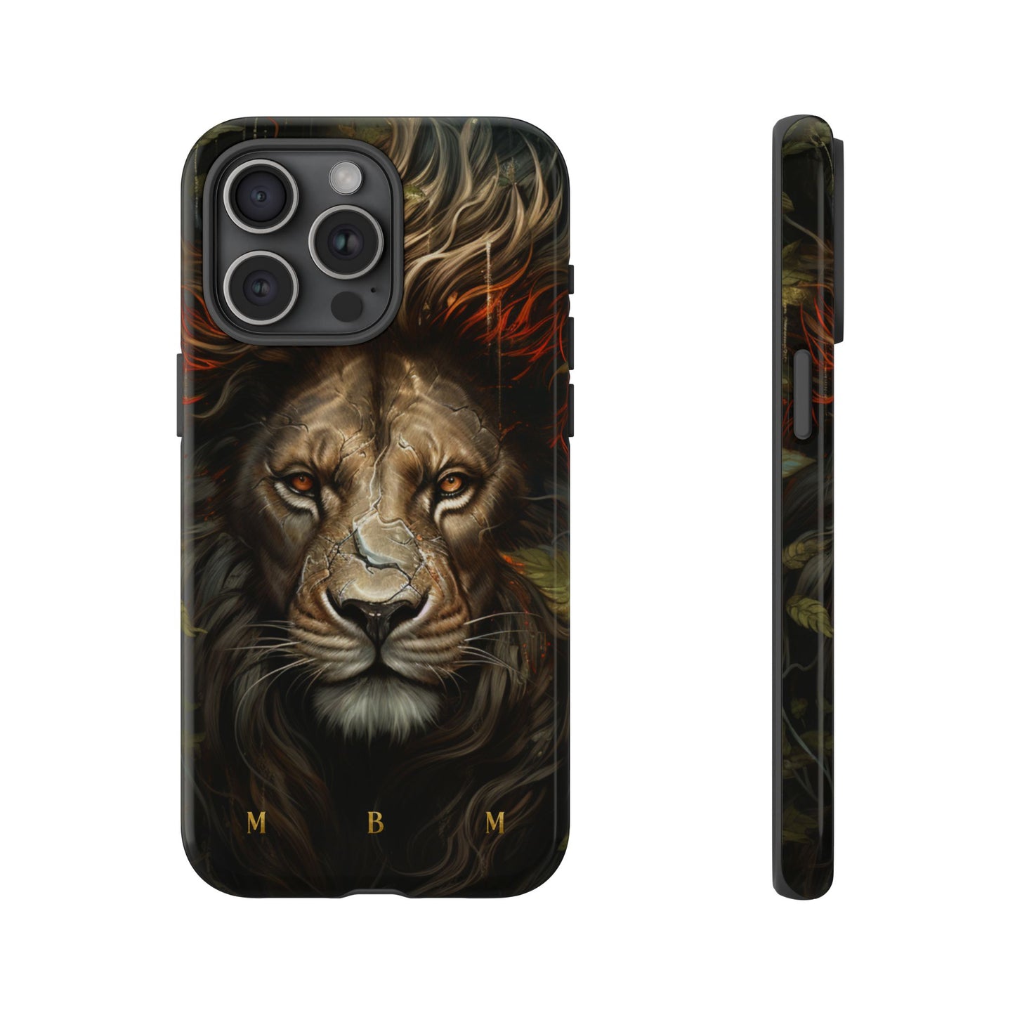 Dark Lion iPhone Tough Case