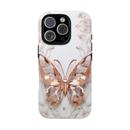 Rose Gold Butterfly iPhone Case