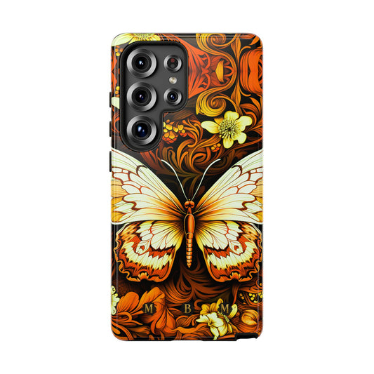 Vintage Orange Samsung Galaxy S Tough Case