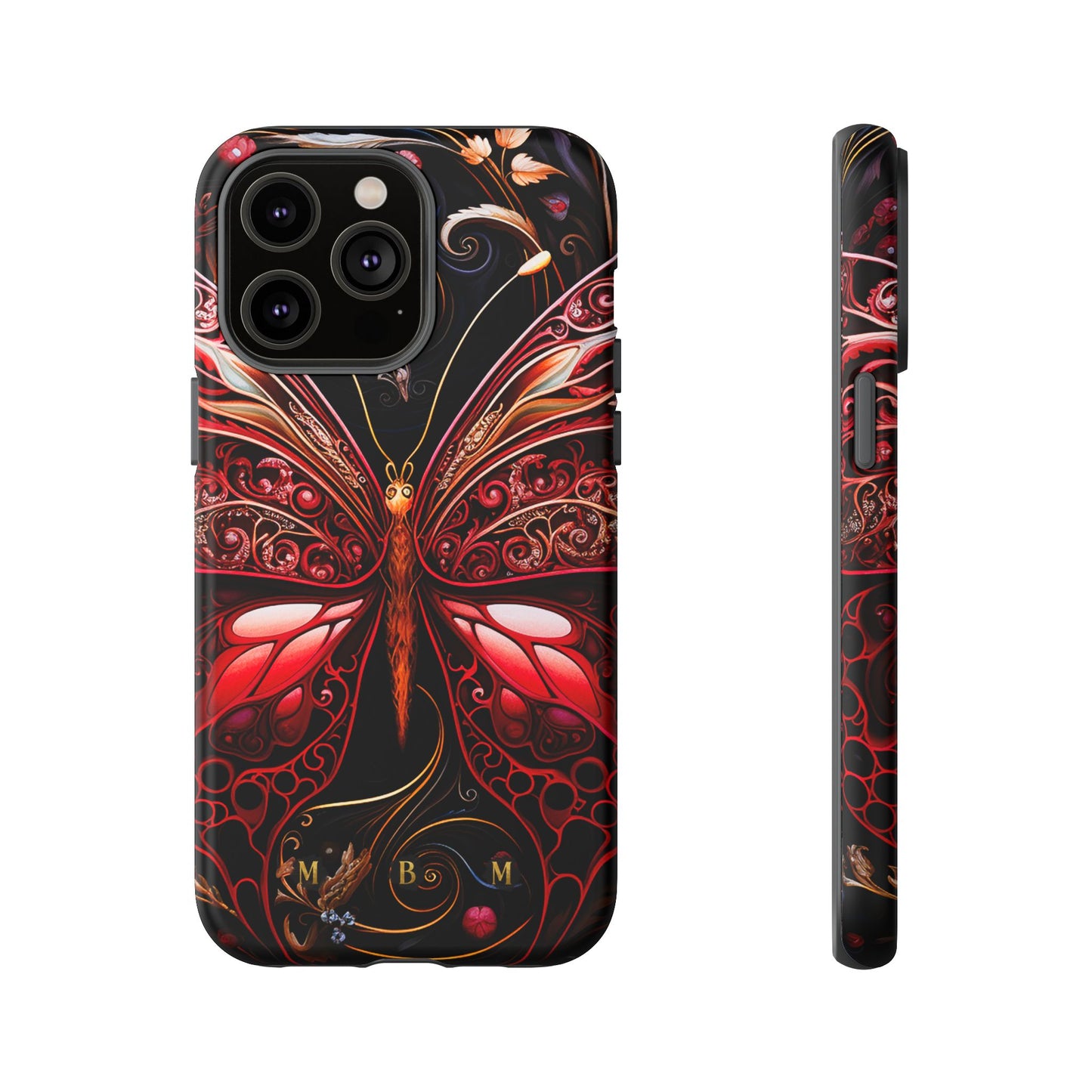 Red Butterfly iPhone Tough Case
