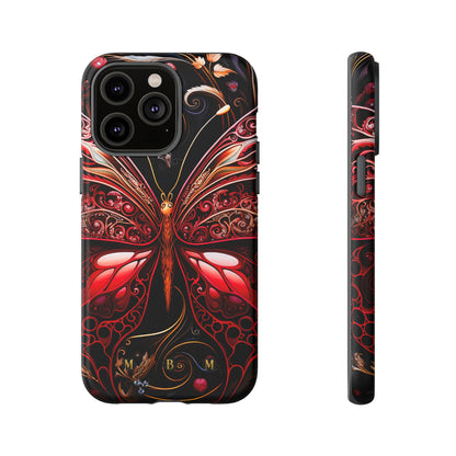 Red Butterfly iPhone Tough Case