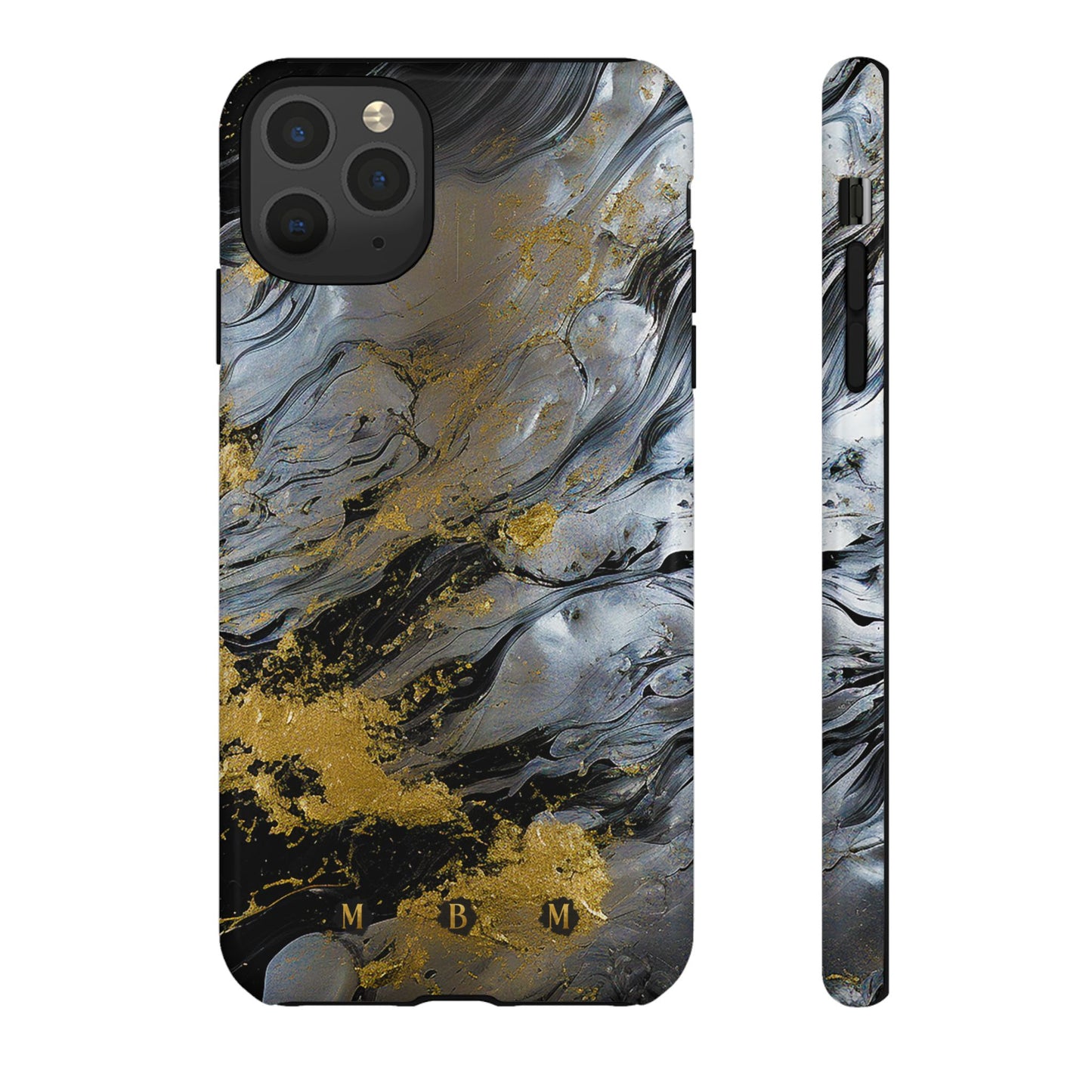 Tarnished Silver iPhone Tough Case