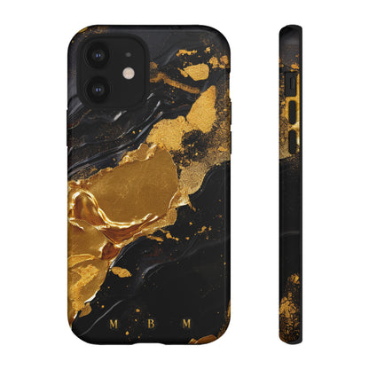 Black Gold iPhone Tough Case