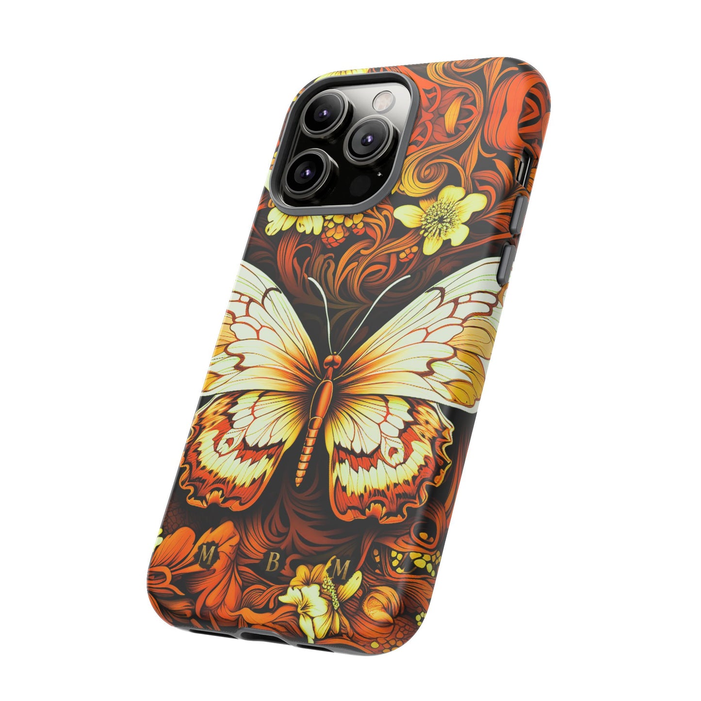 Vintage Orange iPhone Tough Case