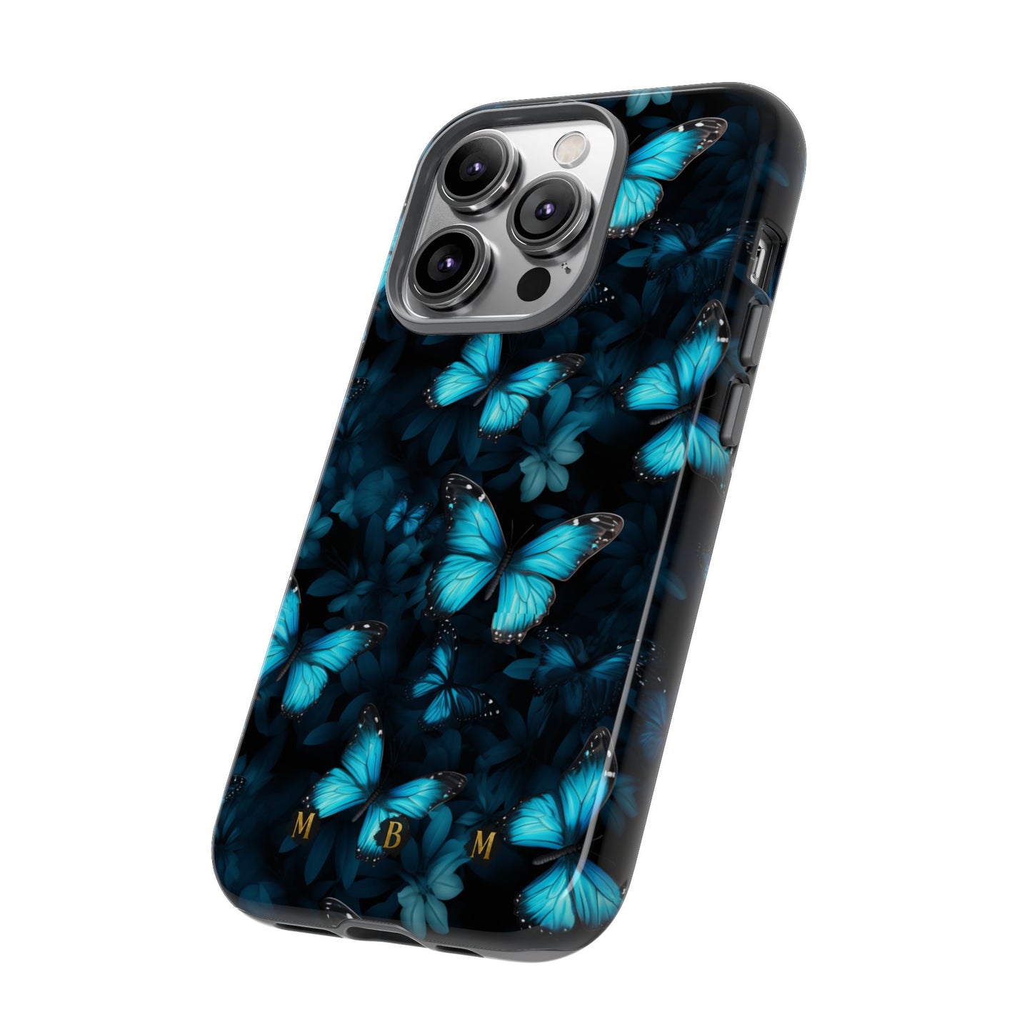 Blue Butterflies iPhone Tough Case