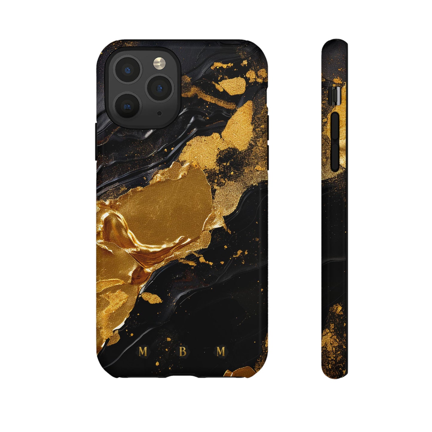 Black Gold iPhone Tough Case