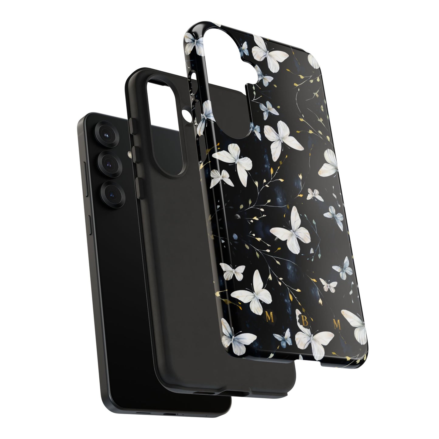 White Butterflies Samsung Galaxy S Tough Case