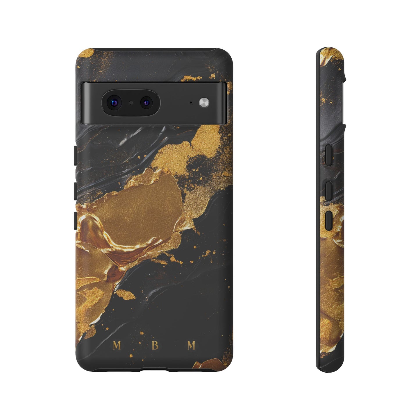 Black Gold Google Pixel Tough Case