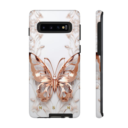 Rose Gold Butterfly Samsung Galaxy S Tough Case