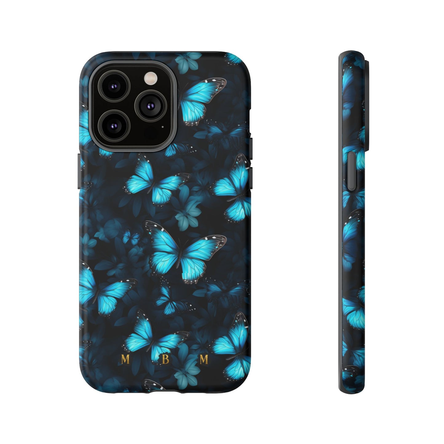 Blue Butterflies iPhone Tough Case