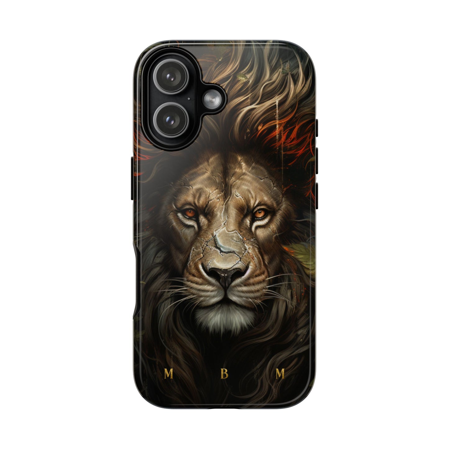 Dark Lion iPhone Tough Case