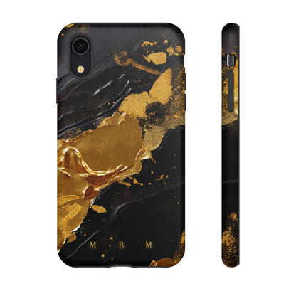 Black Gold iPhone Tough Case