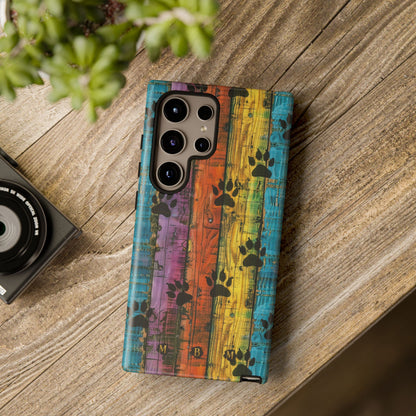 Rainbow Paws Samsung Galaxy S Tough Case