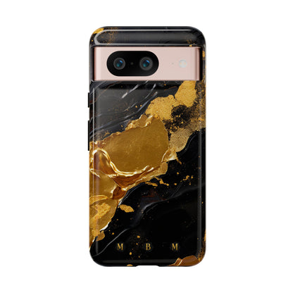 Black Gold Google Pixel Tough Case