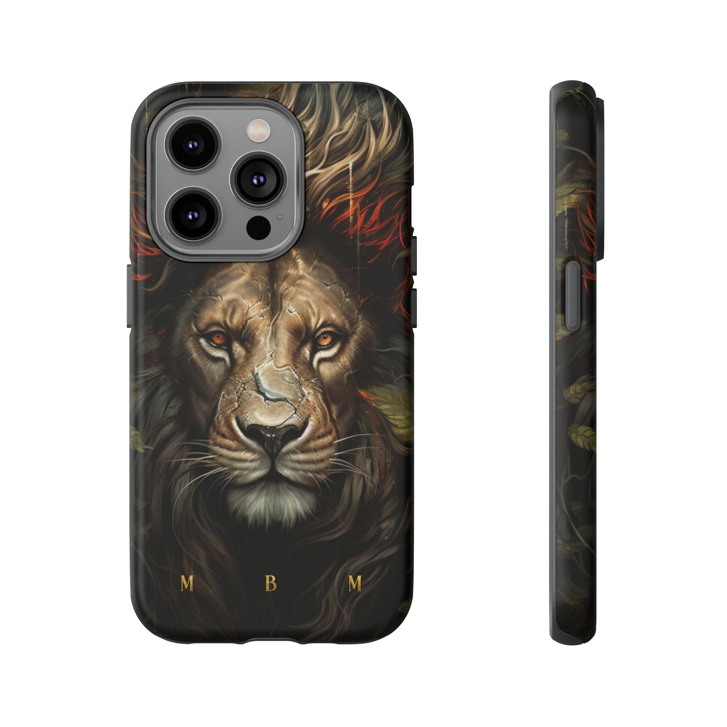Dark Lion iPhone Tough Case