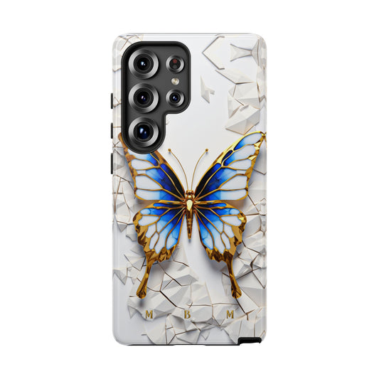 Sapphire Butterfly Samsung Galaxy S Tough Case