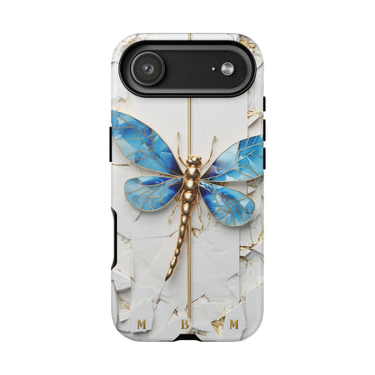 Dragonfly Blue iPhone Tough Case