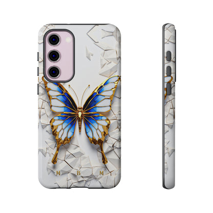 Sapphire Butterfly Samsung Galaxy S Tough Case