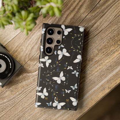 White Butterflies Samsung Galaxy S Tough Case