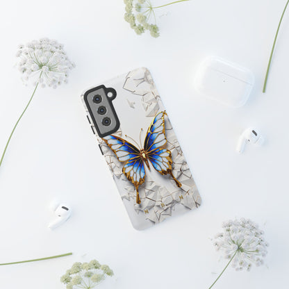 Sapphire Butterfly Samsung Galaxy S Tough Case