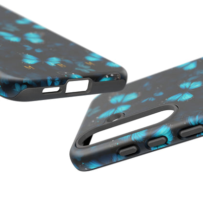 Blue Butterflies Samsung Galaxy S Tough Case
