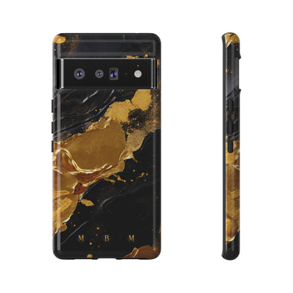 Black Gold Google Pixel Tough Case