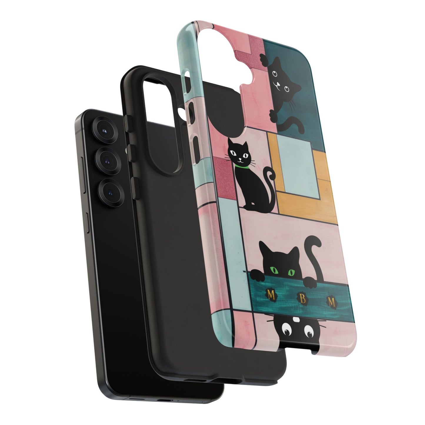 Block Cats Samsung Galaxy S Tough Case