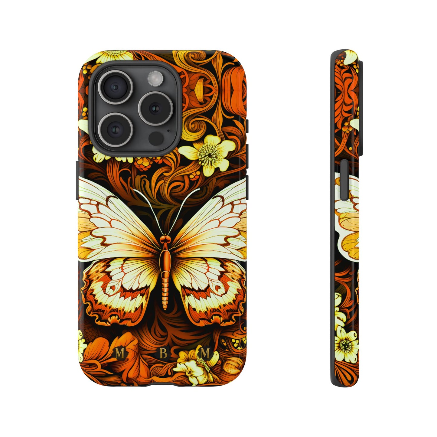 Vintage Orange iPhone Tough Case