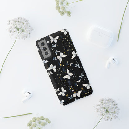 White Butterflies Samsung Galaxy S Tough Case