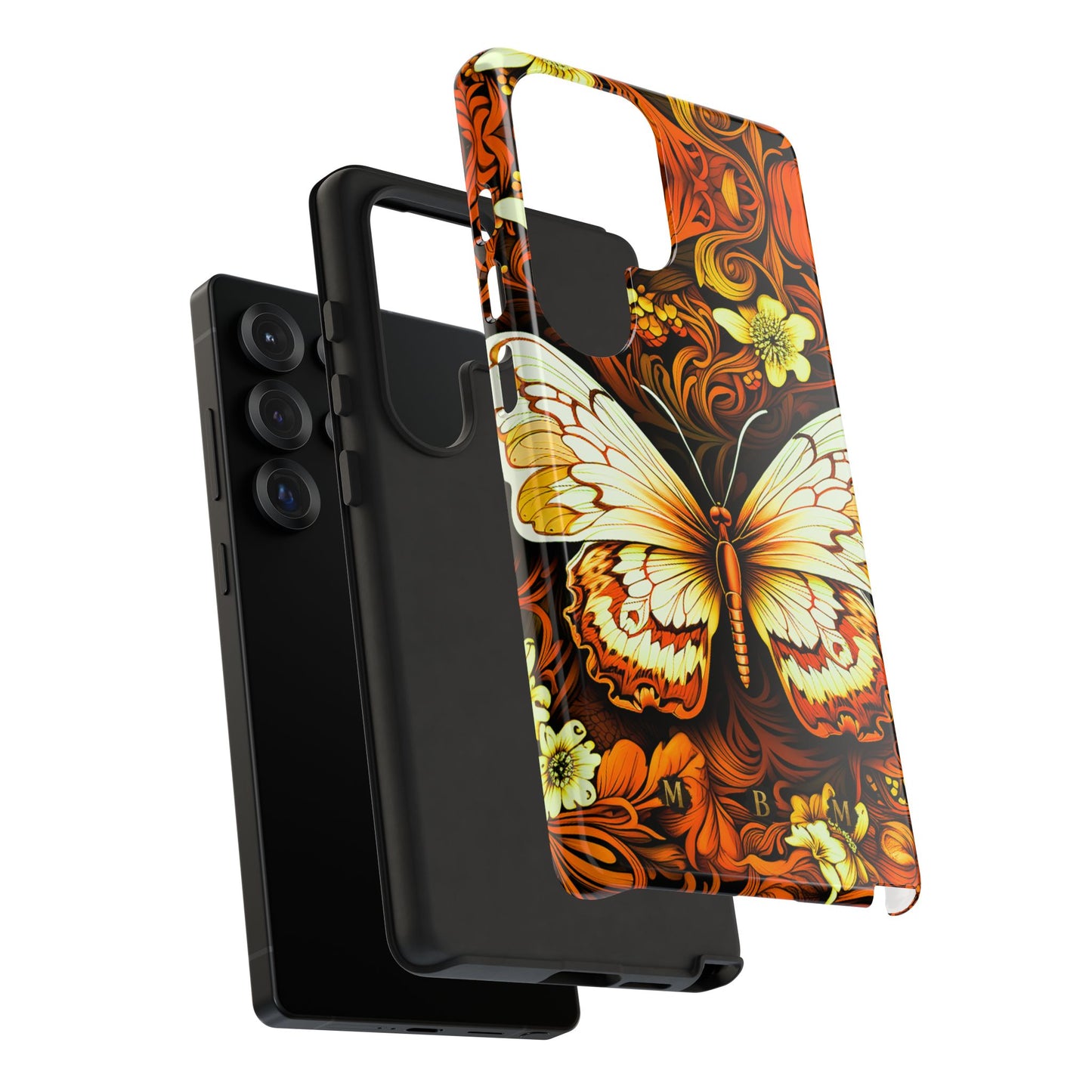 Vintage Orange Samsung Galaxy S Tough Case