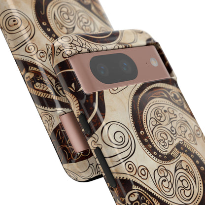 Sepia Scroll Google Pixel Tough Case